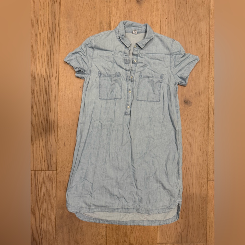 Old Navy Light Blue Denim Dress Size Medium